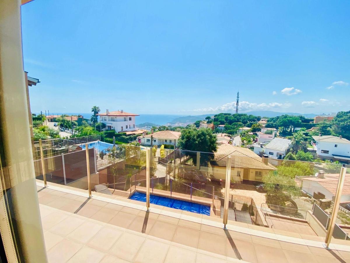 Luxury Villa Investingspain With Sea Views, Pool And Jacuzzi Льорет-де-Мар Экстерьер фото