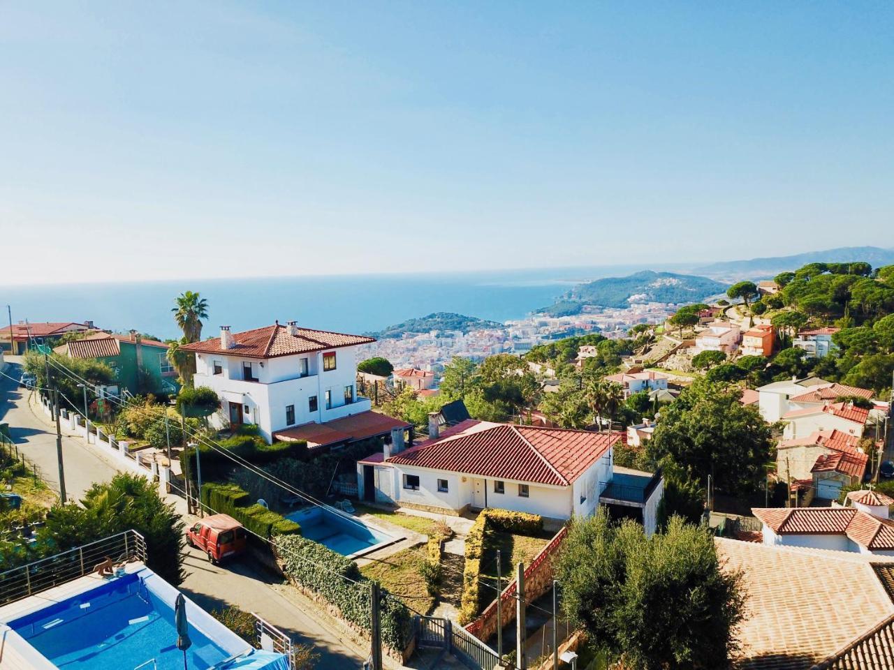 Luxury Villa Investingspain With Sea Views, Pool And Jacuzzi Льорет-де-Мар Экстерьер фото